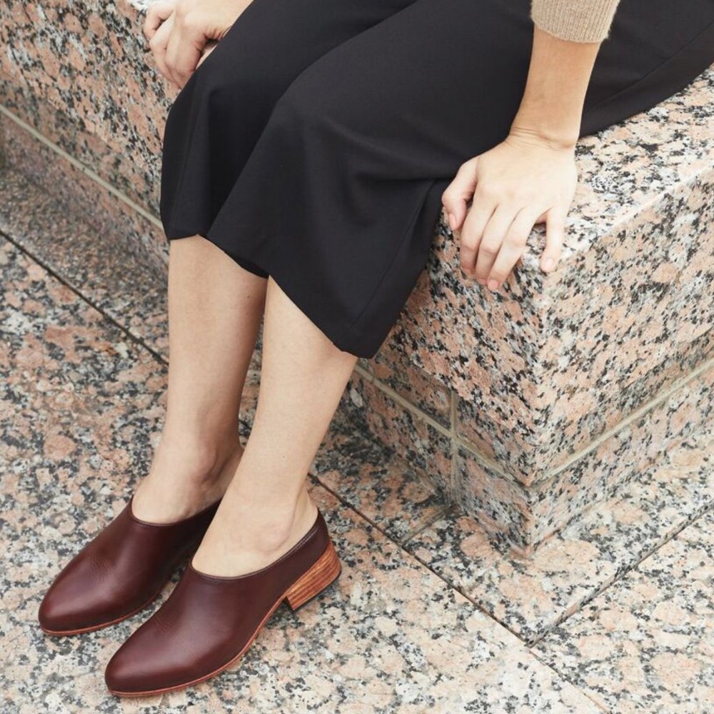 NISOLO Sofia Mule 7.5 Brandy